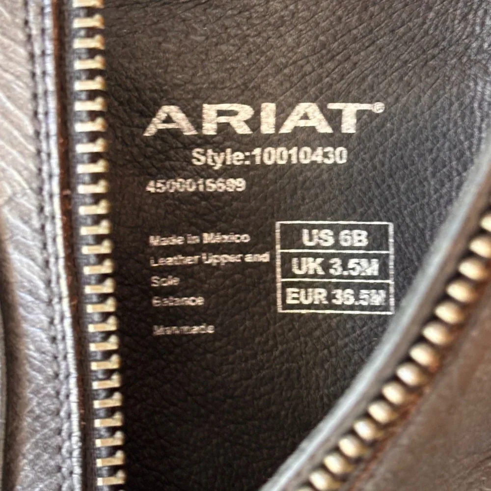 Vintage Ariat Sheffield Victorian Style Button Black Boots Women’s Size 6B - Picture 11 of 12